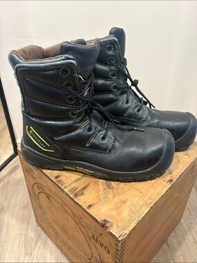 Baffin Men's Thor (STP) 8-Inch Lace-Up Leather Safety Boot, Black